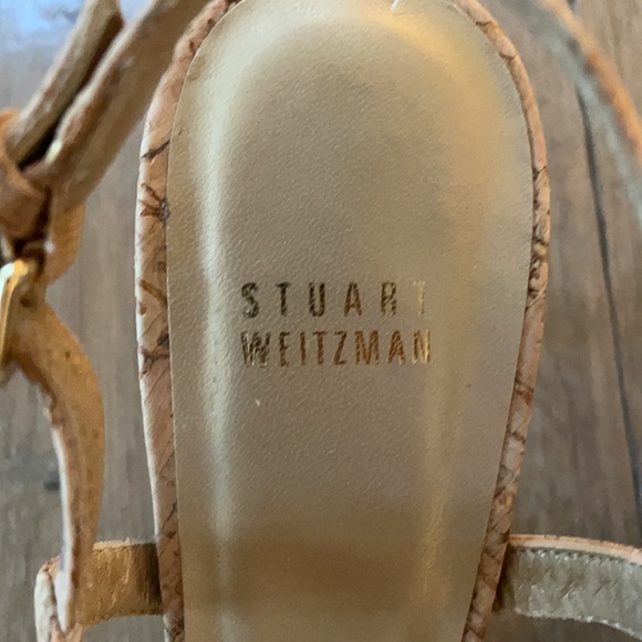 Stuart Weitzman Cork High Heels- Size 9 - Picture 4 of 16